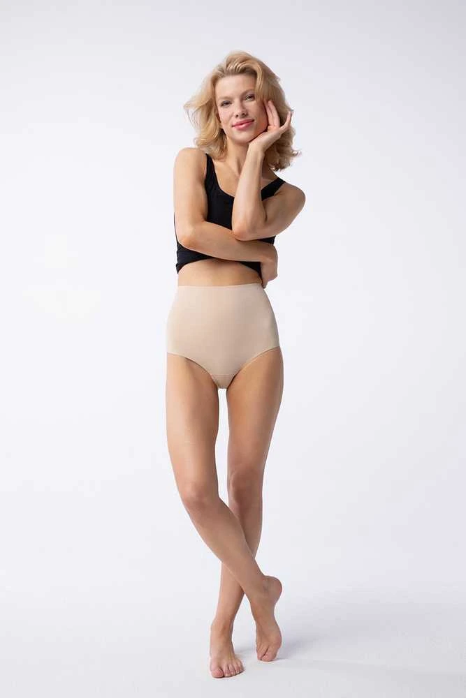 Kelnaitės Amber Maxi High Smėlio spalvos