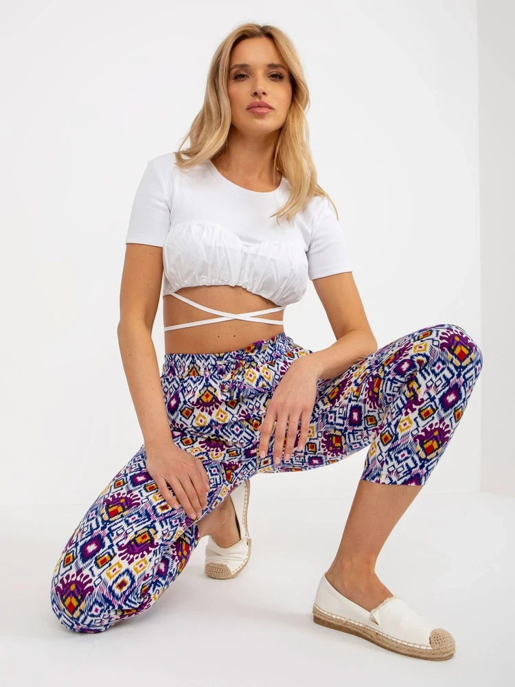Kelnės - D73770M61869I - violetinė