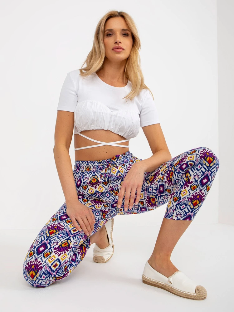 Kelnės - D73770M61869I - violetinė