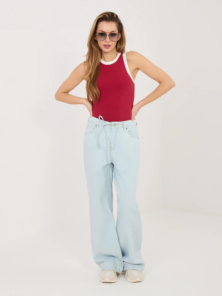 Kelnės-D80033BB62629L221-šviesiai mėlyna