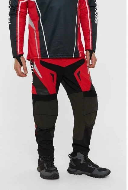 Kelnės Finntrail ENDURO Raudona 4610 Softshell, Dydis: XS