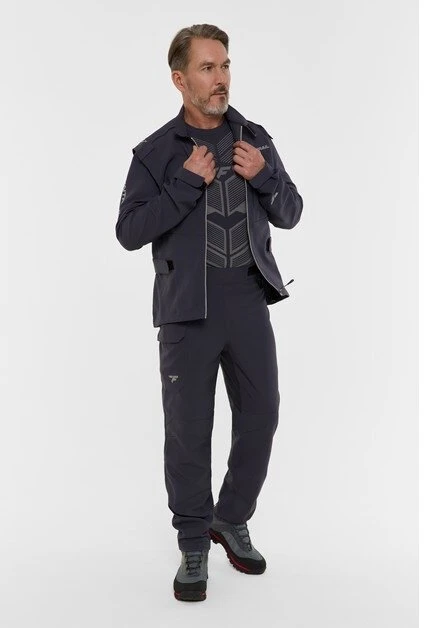 Kelnės Finntrail GUARD DarkGrey 4611 Softshell, Dydis: XS