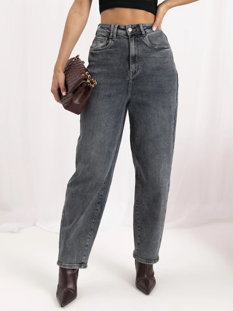 Kelnės jeans- IR-SP-SR0106-1.14P-ciemny pilka