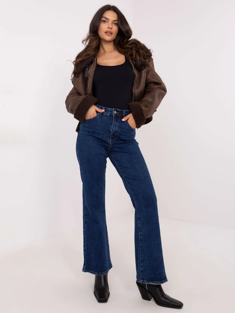 Kelnės jeans-NM-SP-T254-3.33-ciemny mėlyna