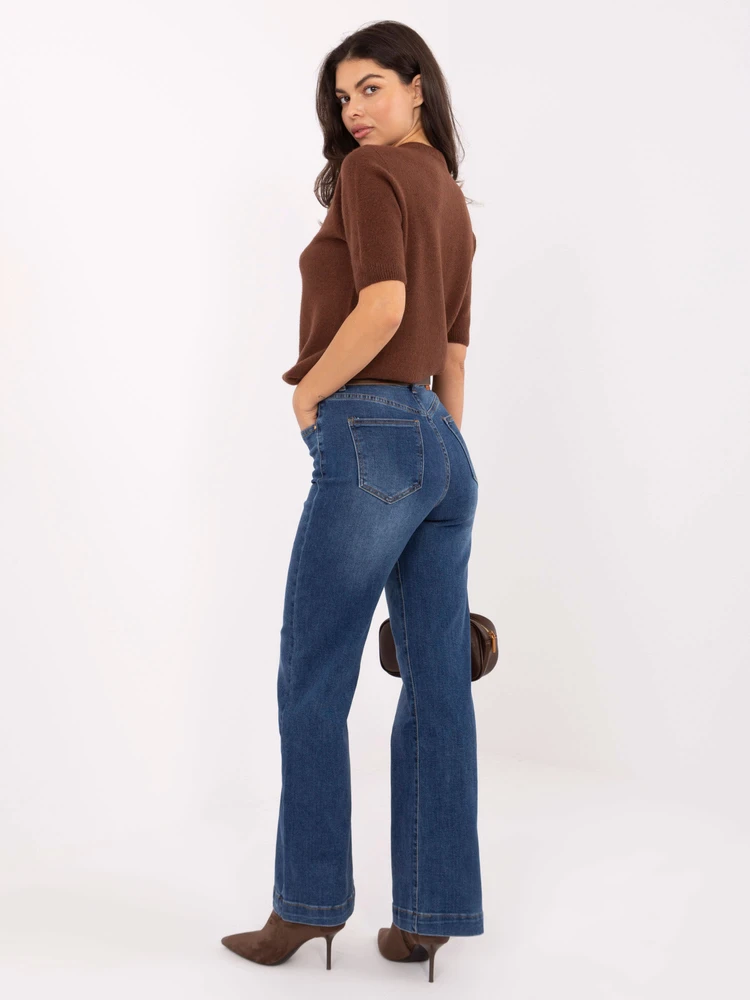 Kelnės jeans-VM-SP-BQ1809-H.25P-ciemny mėlyna