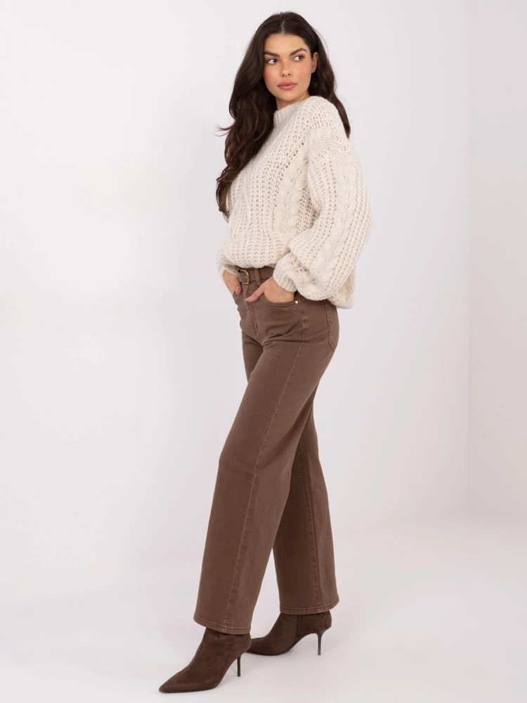 Kelnės jeans-VM-SP-BQ9621-76.68-ruda