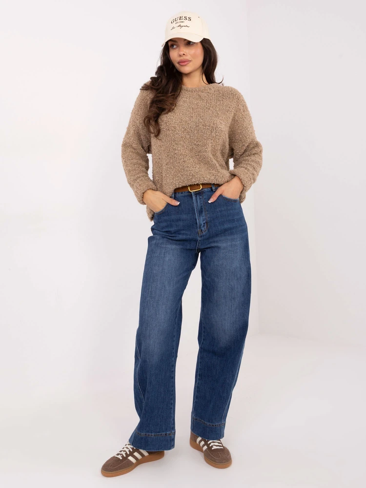 Kelnės jeans-VM-SP-BS1013-3B.19P-ciemny mėlyna