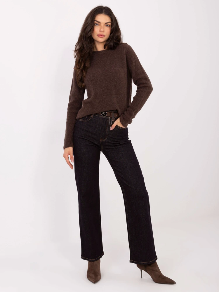 Kelnės jeans-VM-SP-J1350-12.24-tamsiai mėlyna