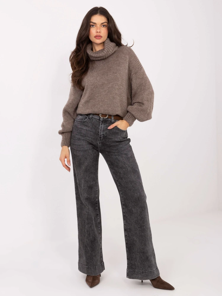 Kelnės jeans-VM-SP-J1567-11.02-ciemny pilka