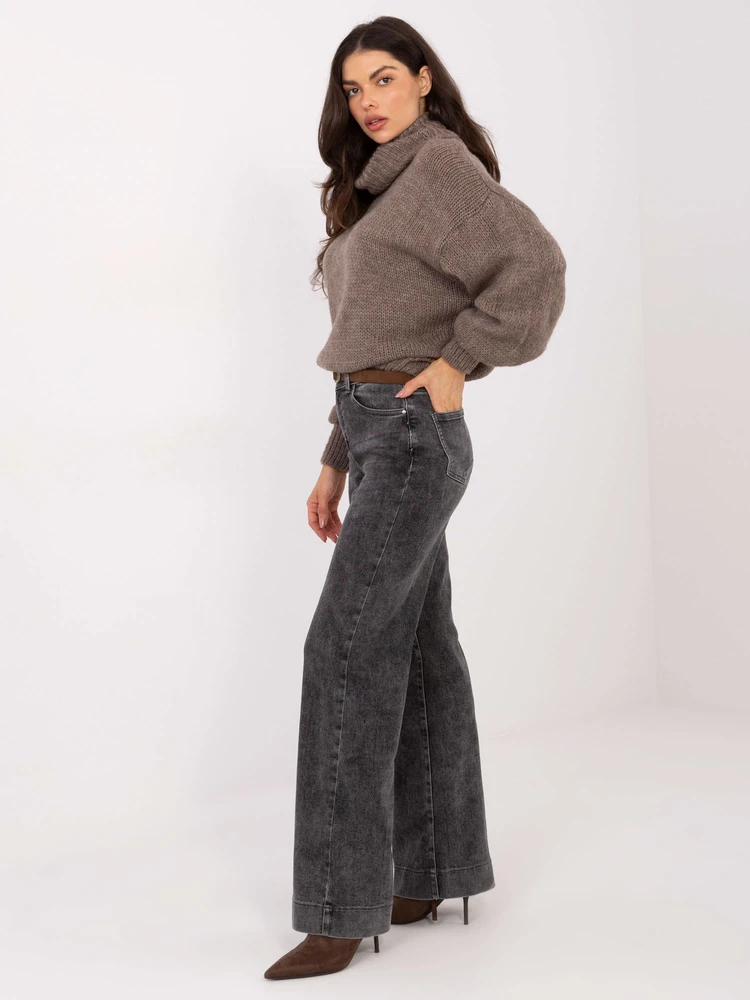 Kelnės jeans-VM-SP-J1567-11.02-ciemny pilka