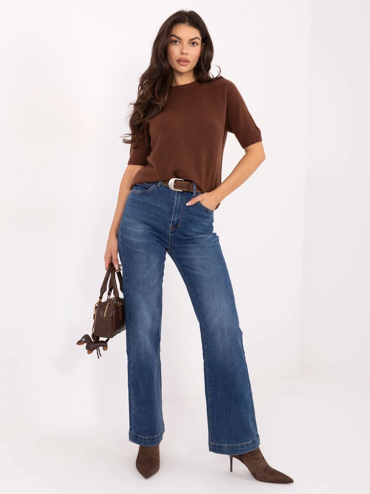 Kelnės jeans-VM-SP-SK600-3B.15P-ciemny mėlyna