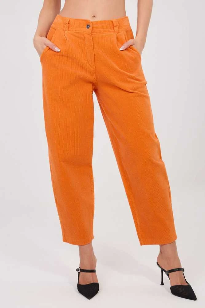 Kelnės moteriškos oranžinės