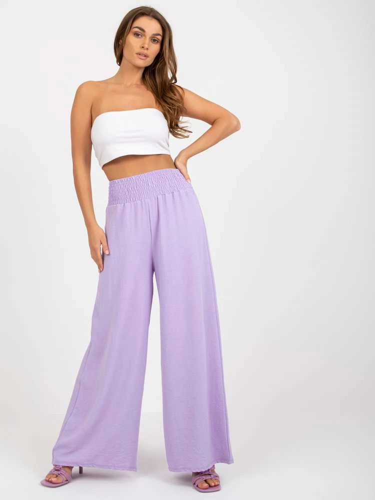 Kelnės šviesiai violetinės
