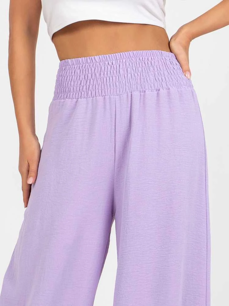 Kelnės šviesiai violetinės