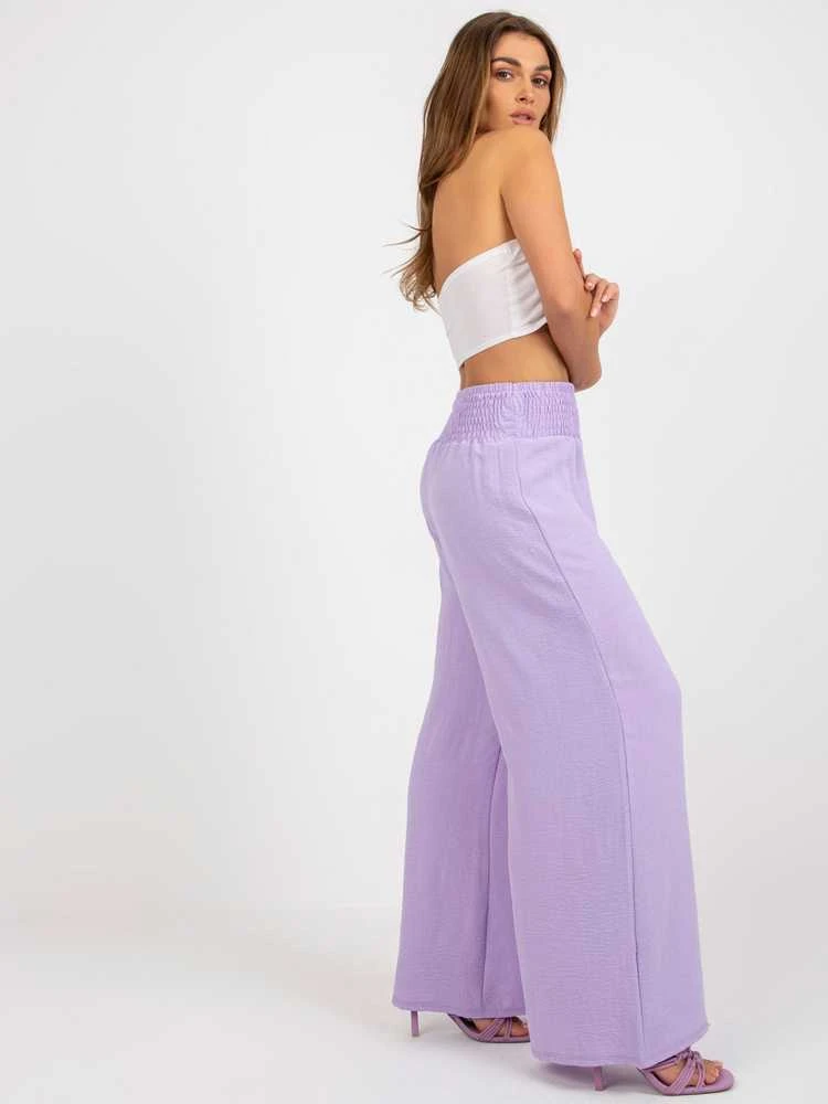 Kelnės šviesiai violetinės