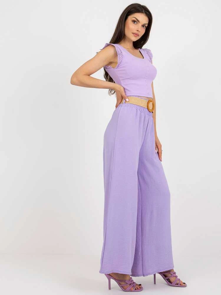 Kelnės šviesiai violetinės