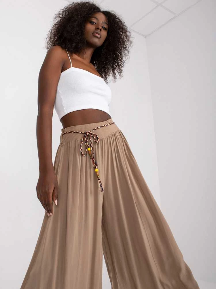 Kelnės tamsiai alyvinės spalvos