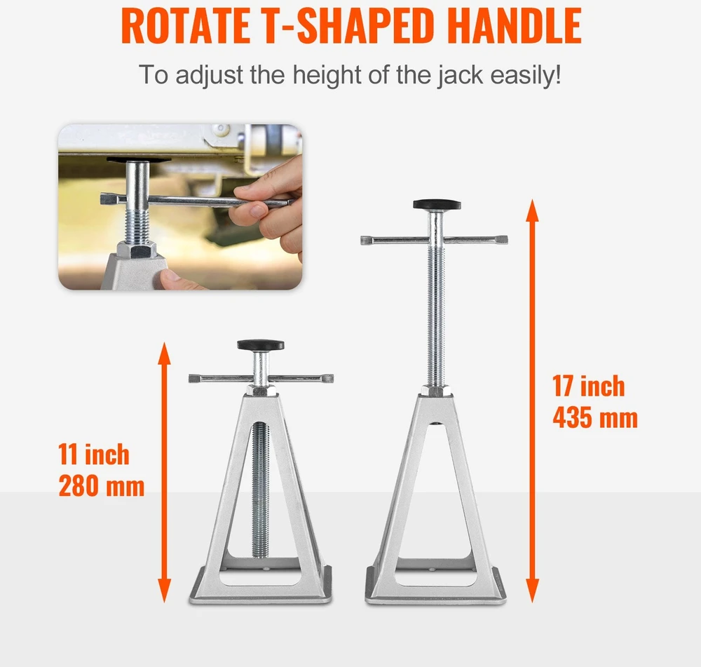 VEVOR RV stabilizavimo domkratai, 4 vnt aliuminio