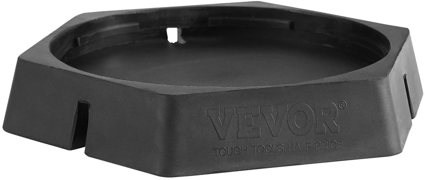 VEVOR RV lyginimo trinkelės su 23 cm guminėmis kojelėmis, 6 vnt.
