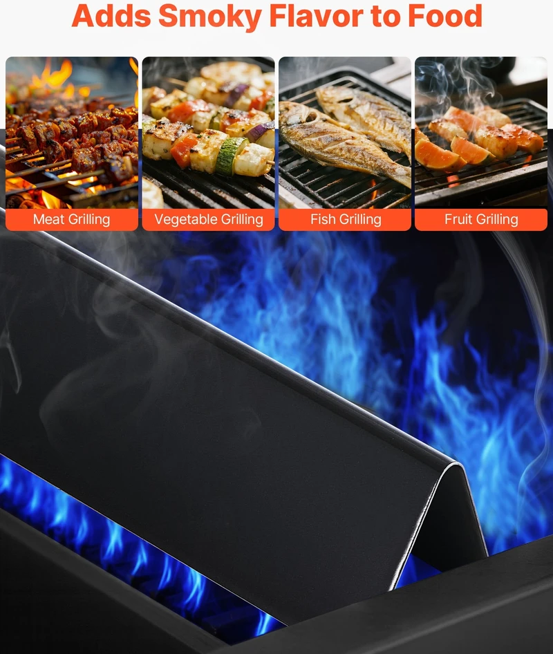 VEVOR Aromatizavimo strypeliai 39 cm Weber Spirit 300