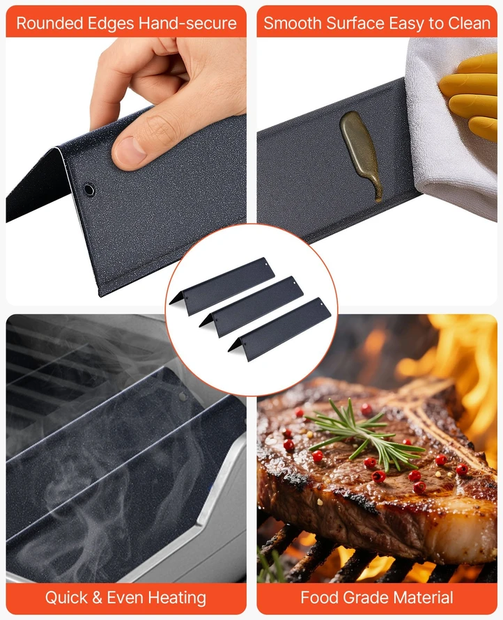 VEVOR grilio grotelės Weber Spirit 200 serijai, 39 cm