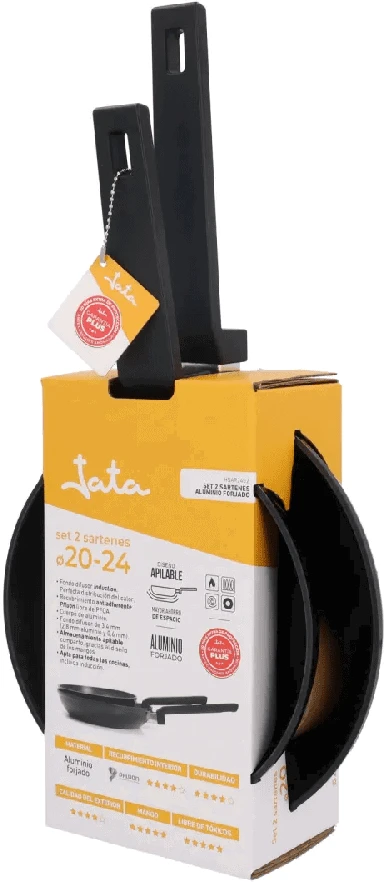 Keptuvių rinkinys Jata HSAR2402, 20 ir 24 cm