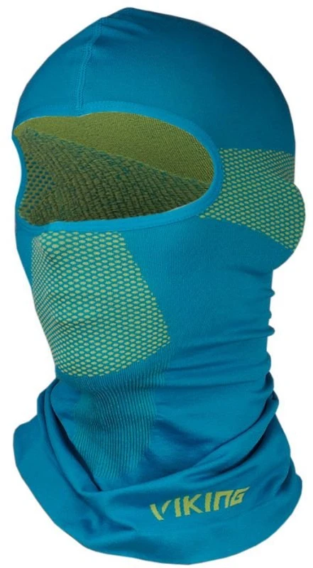 Kepurė Balaklava Viking Sigurd Multifunction, šviesiai mėlyna ir geltona