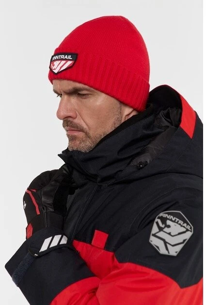 Kepurė Finntrail HAT WATERPROOF Raudona 9714, Dydis: M-L
