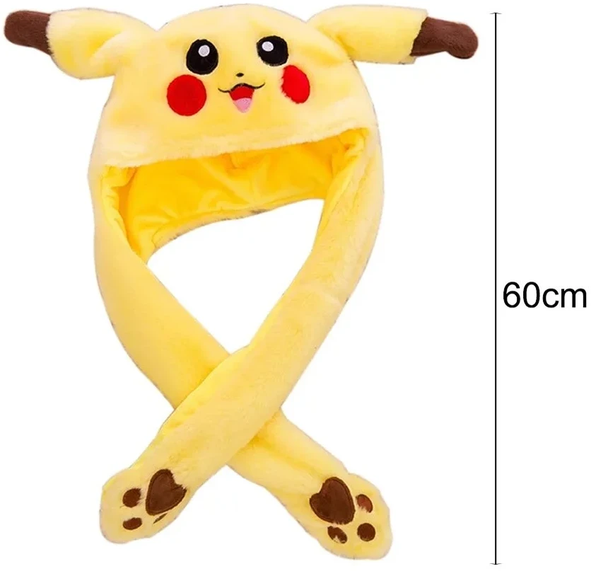 Kepurė Pikachu, geltona 60cm