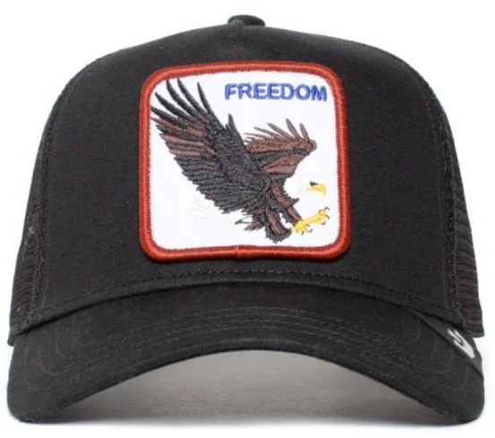 Kepurė su erelio motyvu Goorin Bros. The Freedom Eagle, juoda