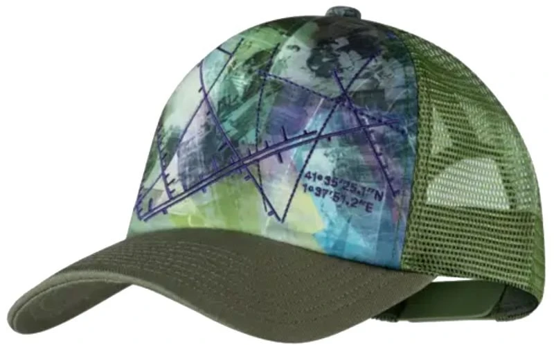 Kepurė su snapeliu Buff Trucker, žalia