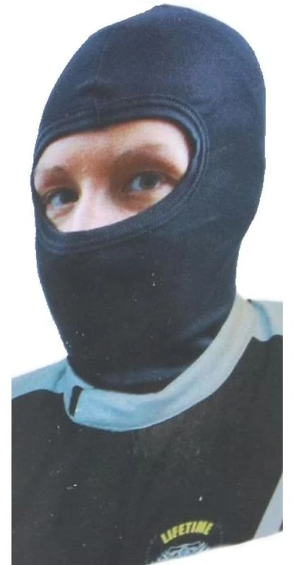 Kepurė Bicycle Gear Juoda balaklava žiemai