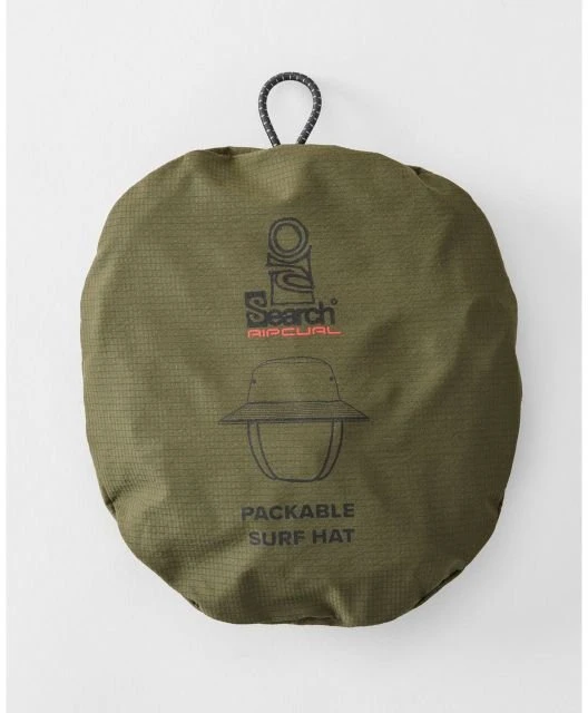 Kepurė Vyriška sulankstoma skrybėlė Rip Curl Search Packable, žalia