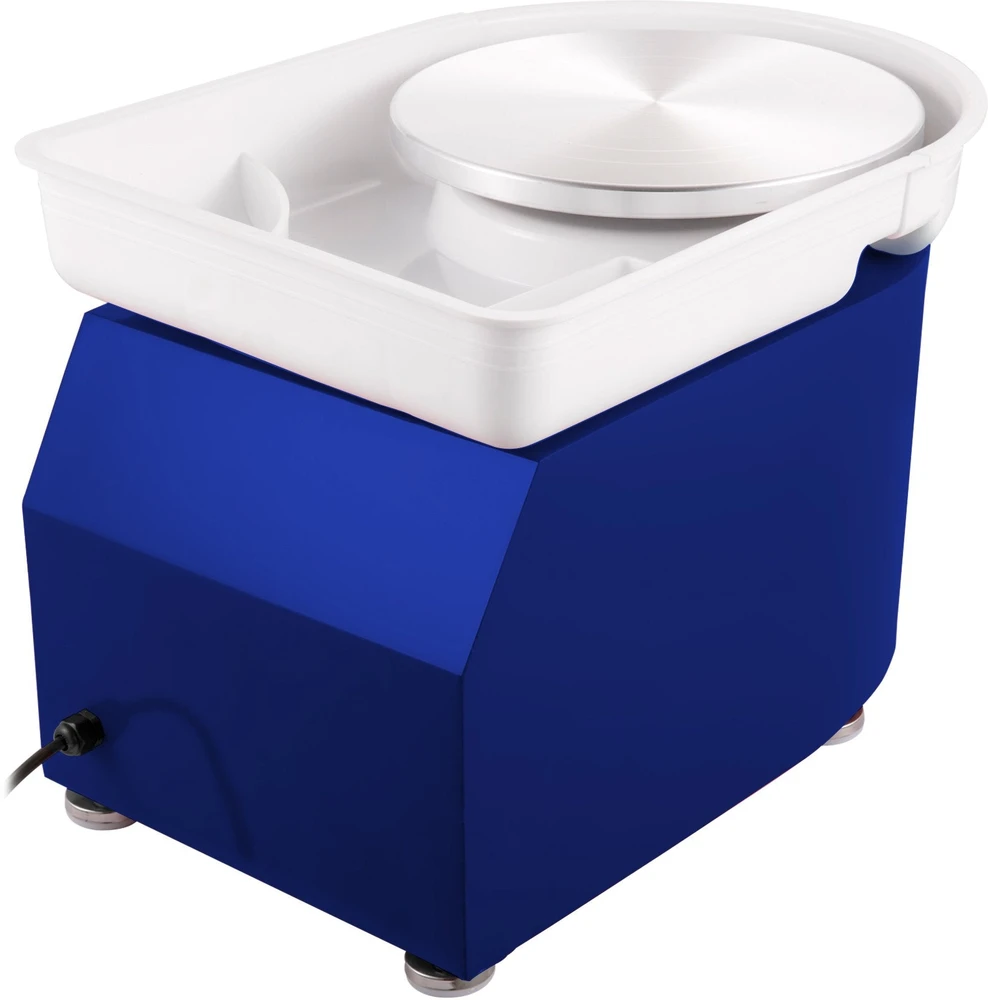 VEVOR Keramikos žiedimo staklės, 28 cm 350W mėlynos