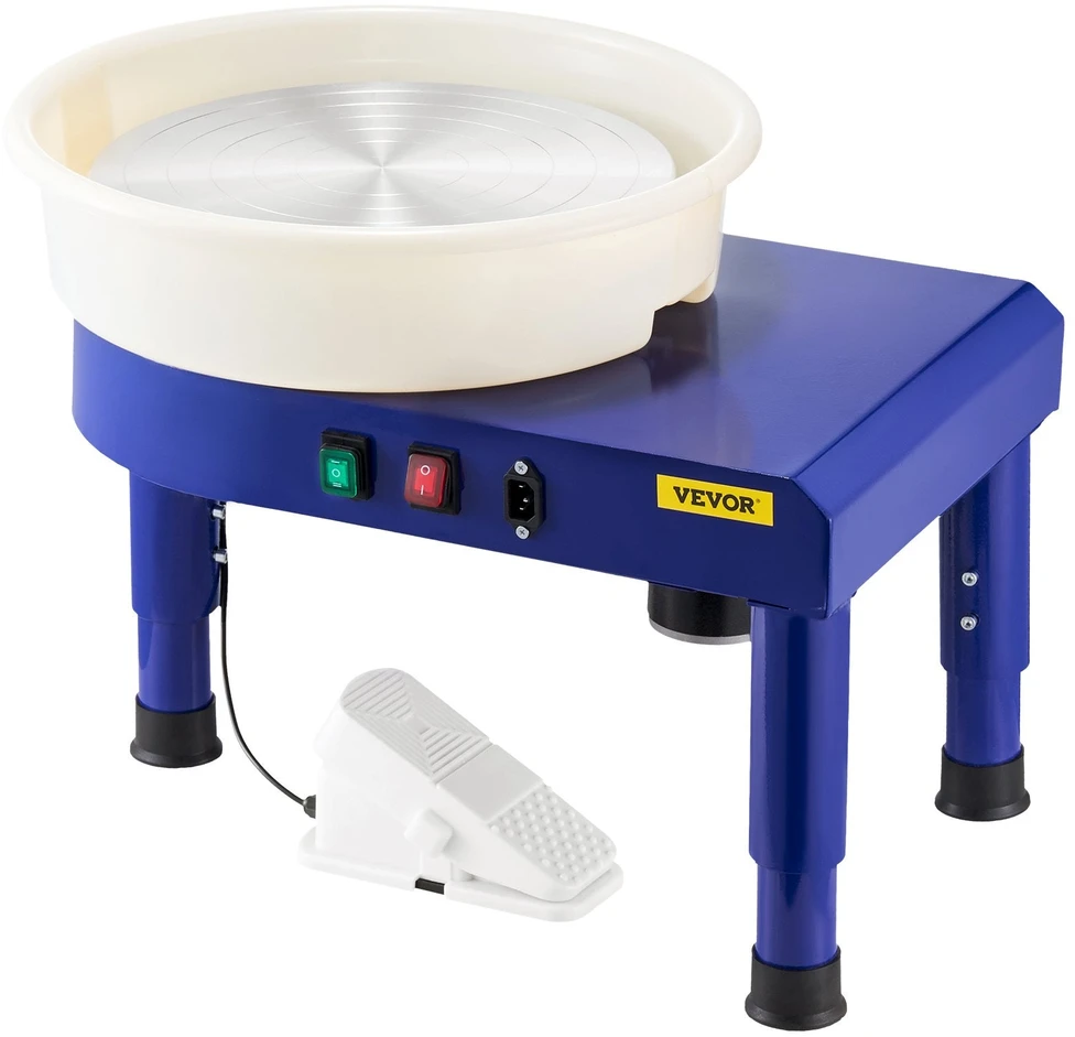 VEVOR Keramikos žiedimo staklės 35 cm 60-300 RPM