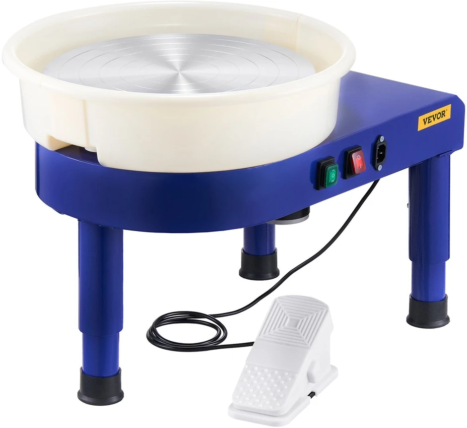 VEVOR Keramikos žiedimo staklės 35 cm 60-300 RPM