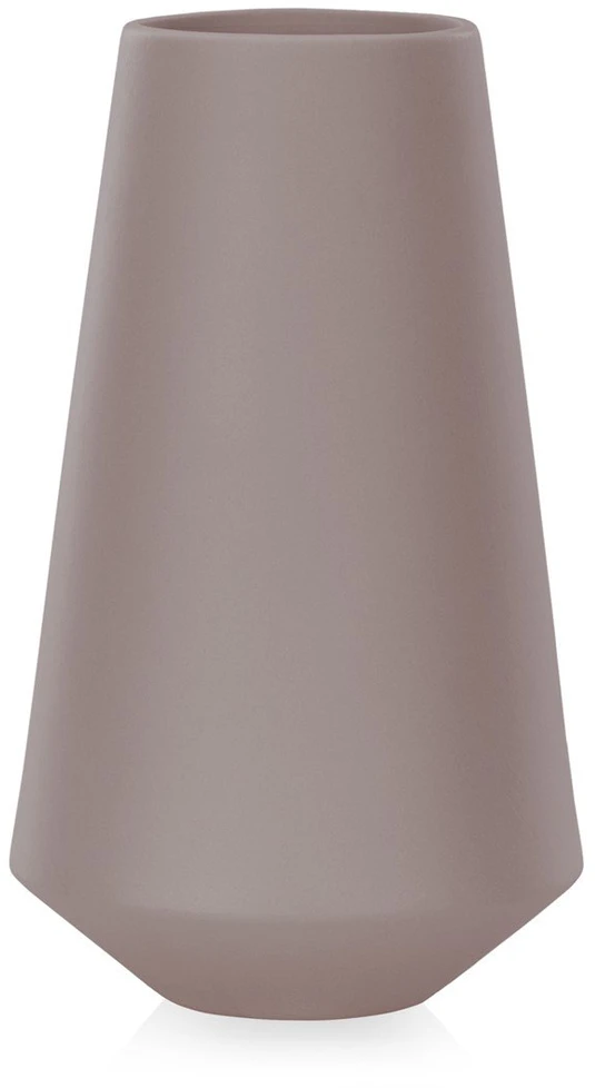 AmeliaHome Keraminė vaza Burmilla, kakao spalvos, 12,5 × 22,5 cm