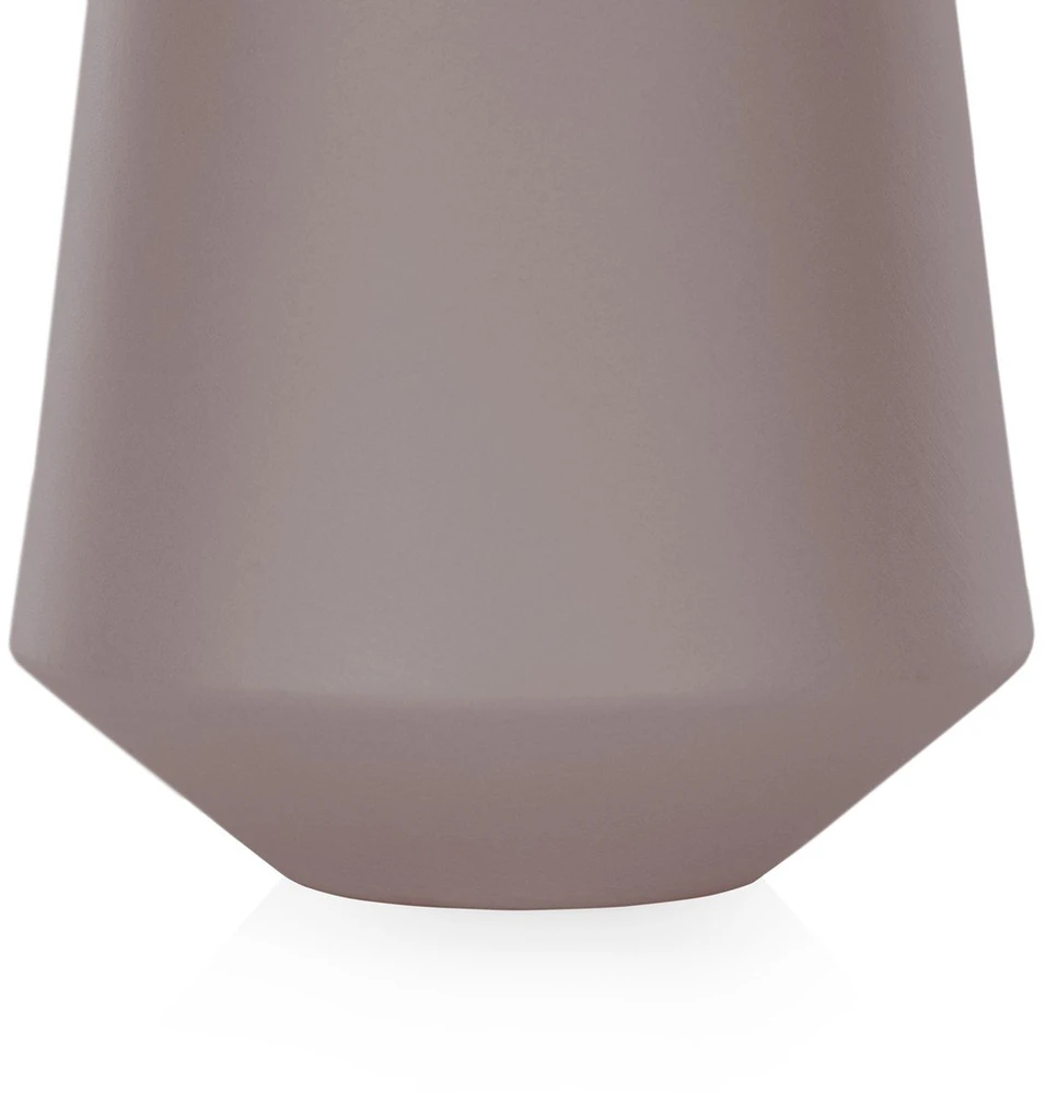 AmeliaHome Keraminė vaza Burmilla, kakao spalvos, 12,5 × 22,5 cm