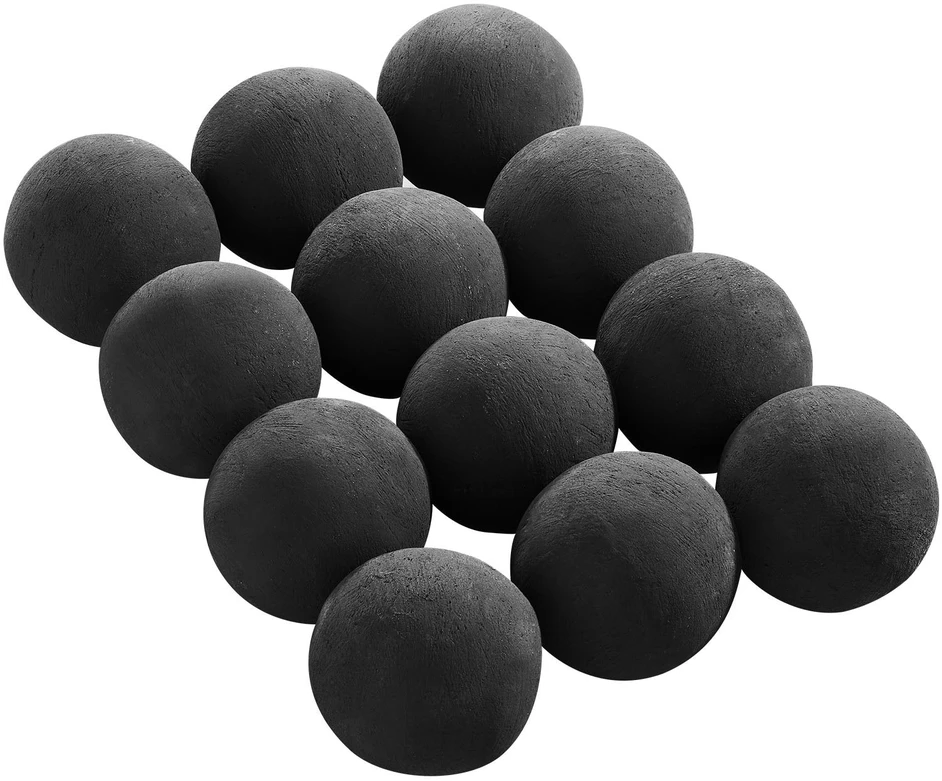 VEVOR 12 vnt. 10 cm keraminiai ugnies rutuliai
