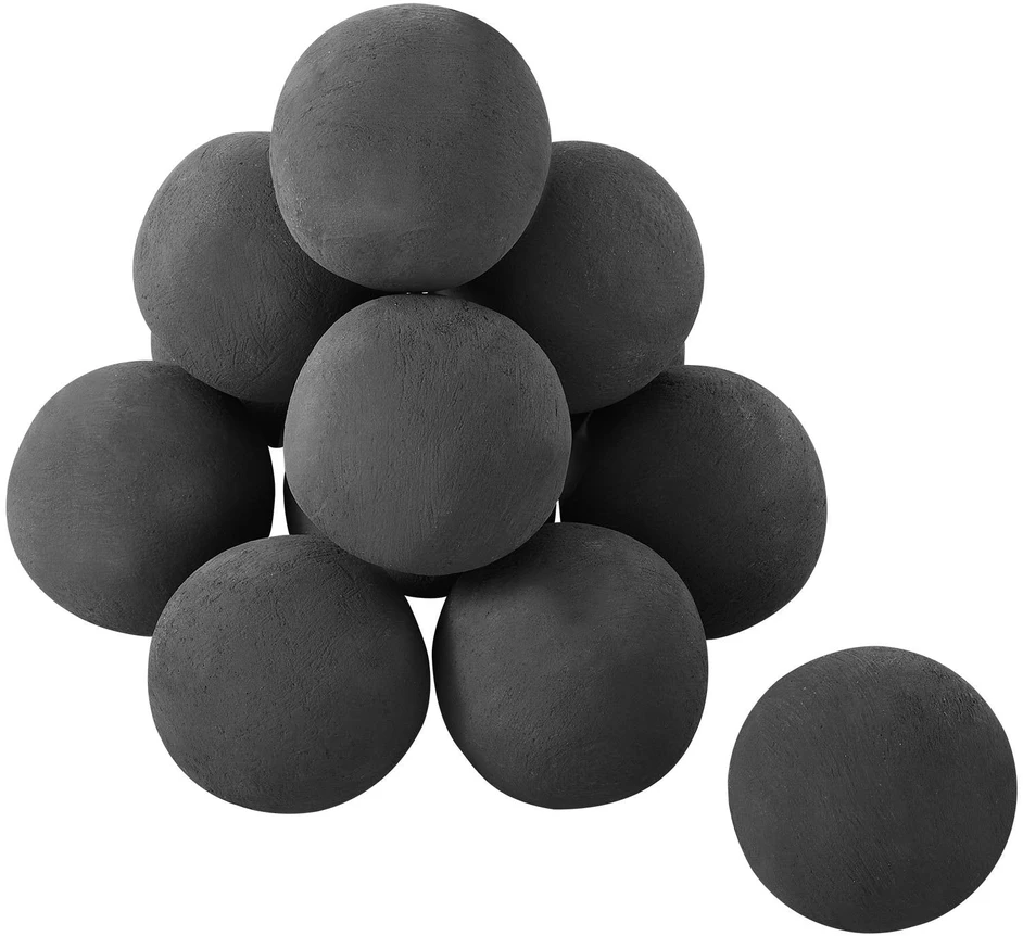 VEVOR 12 vnt. 10 cm keraminiai ugnies rutuliai