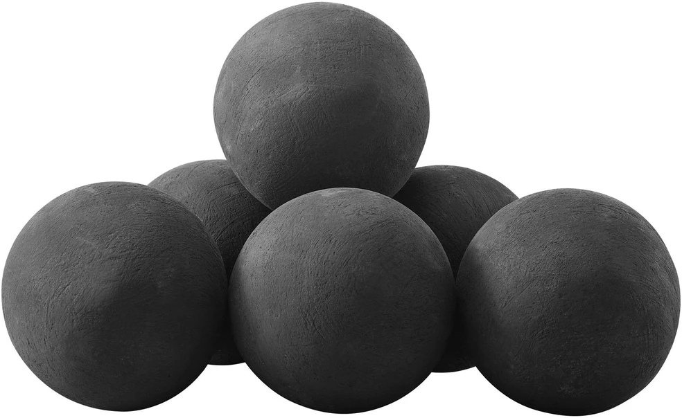 VEVOR 12,5 cm keramikiniai ugnies kamuoliai, 6 vnt.