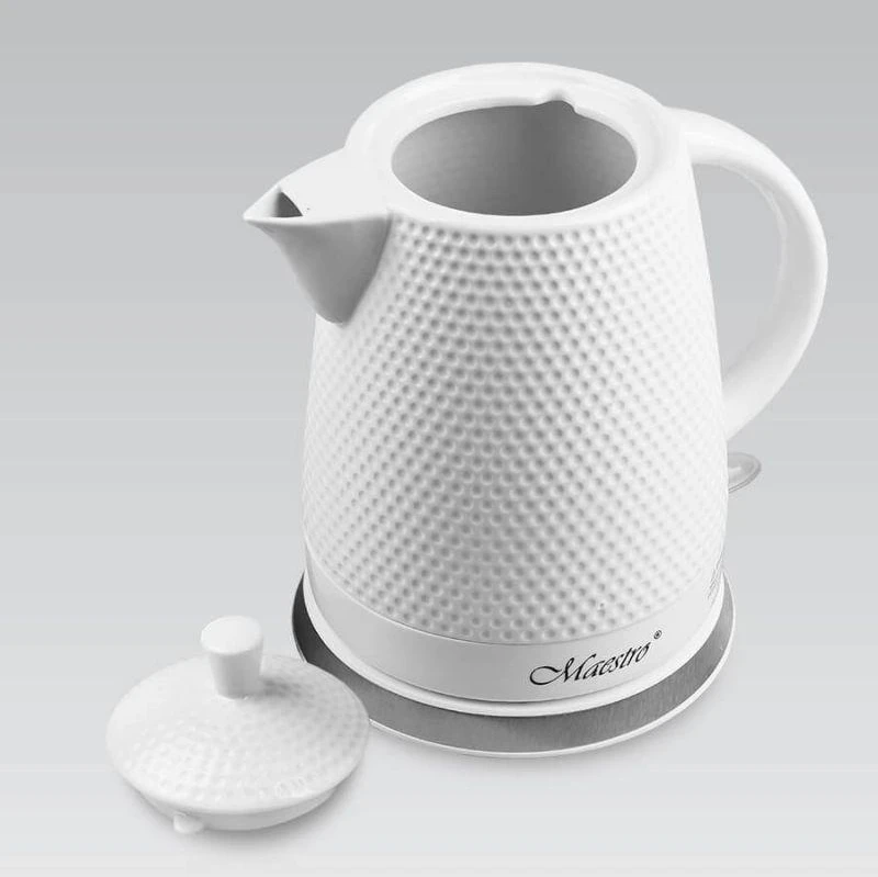 Keraminis elektrinis virdulys 1,5 L 1500 W MR-069-Baltas MAESTRO