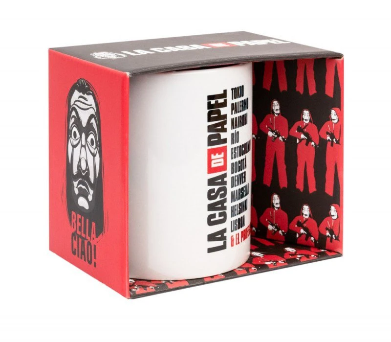 Other Brand La Casa De Papel - Ceramic mug in gift box 330 ml (La Casa De Papel Mask)