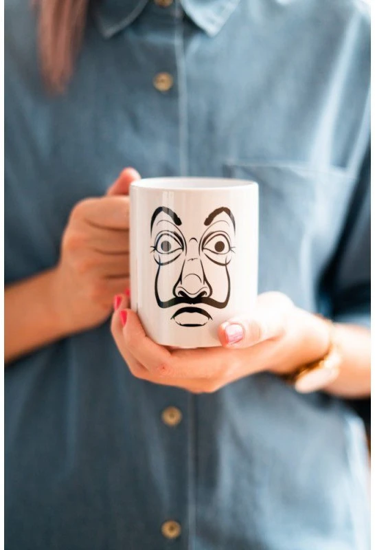 Other Brand La Casa De Papel - Ceramic mug in gift box 330 ml (La Casa De Papel Mask)