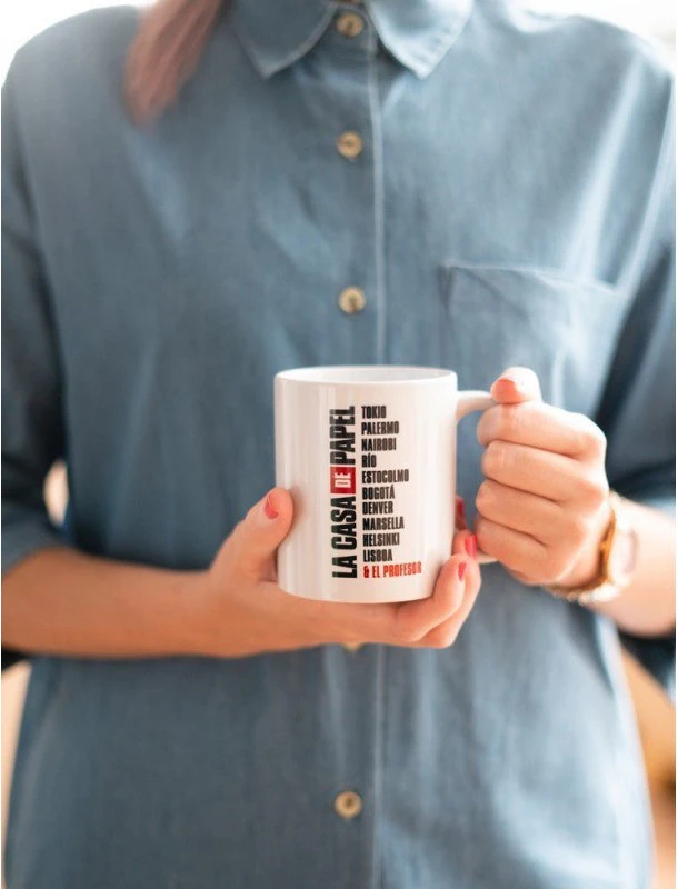 Other Brand La Casa De Papel - Ceramic mug in gift box 330 ml (La Casa De Papel Mask)