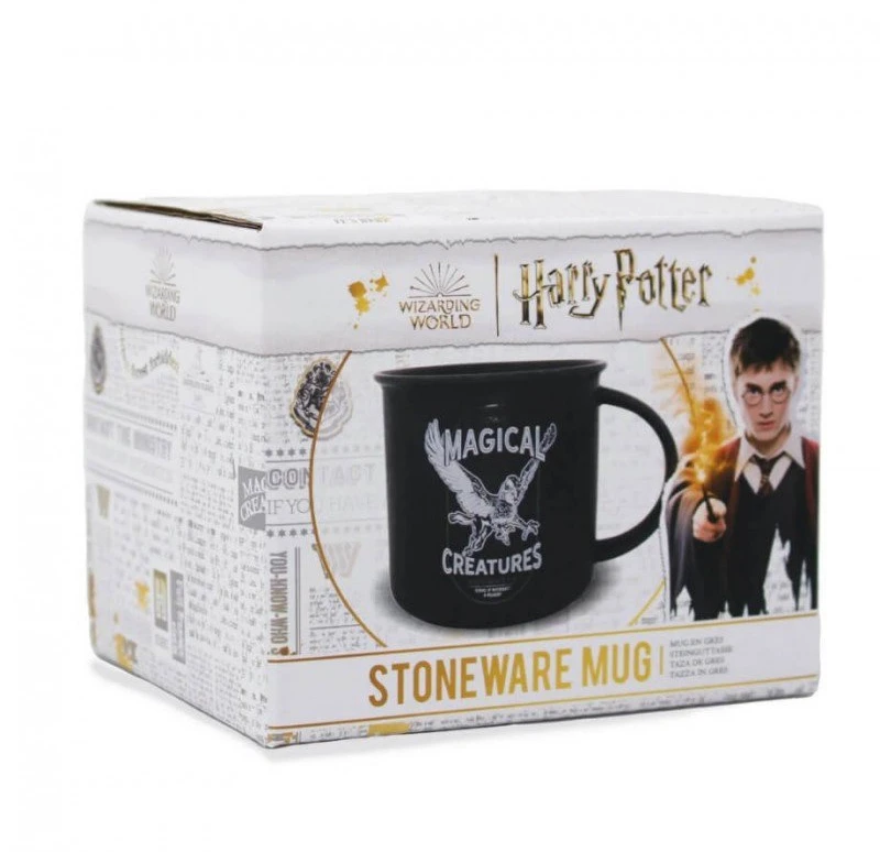 Harry Potter Haris Poteris - Magiškos Padarybės 430ml keraminis puodelis dovanų dėžutėje