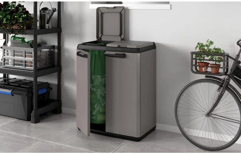 Keter Split Basic 220 l stačiakampė plastikinė dėžė, pilka