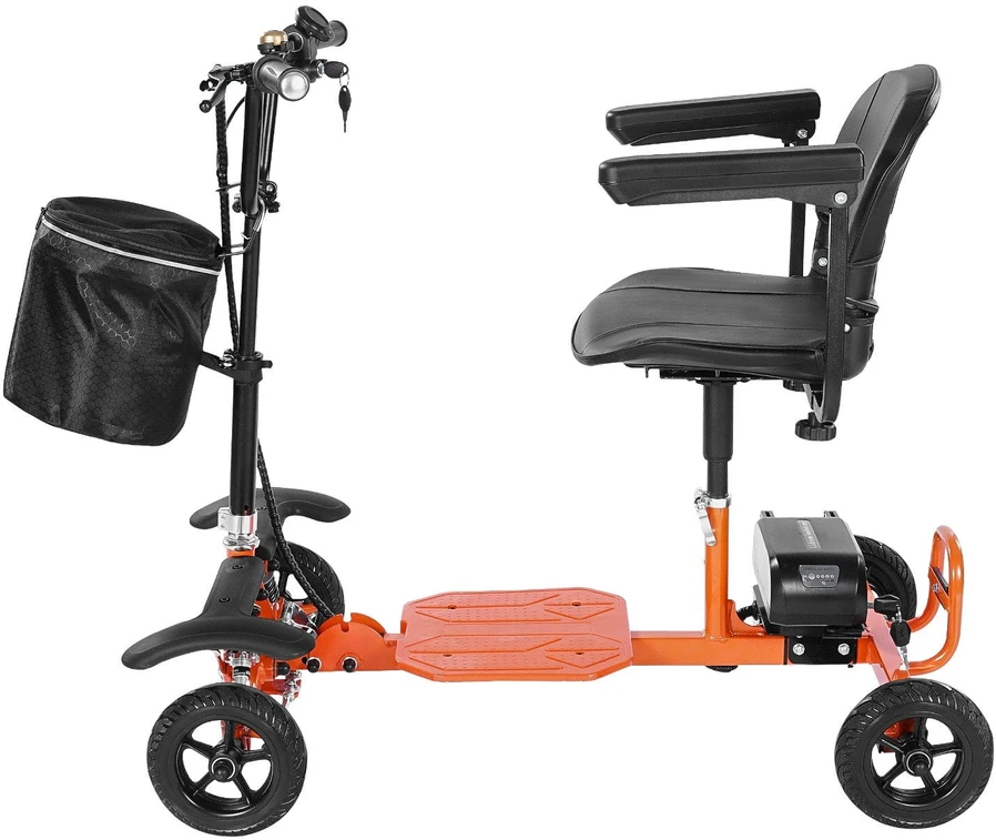VEVOR Keturratis sulankstomas elektrinis motoroleris