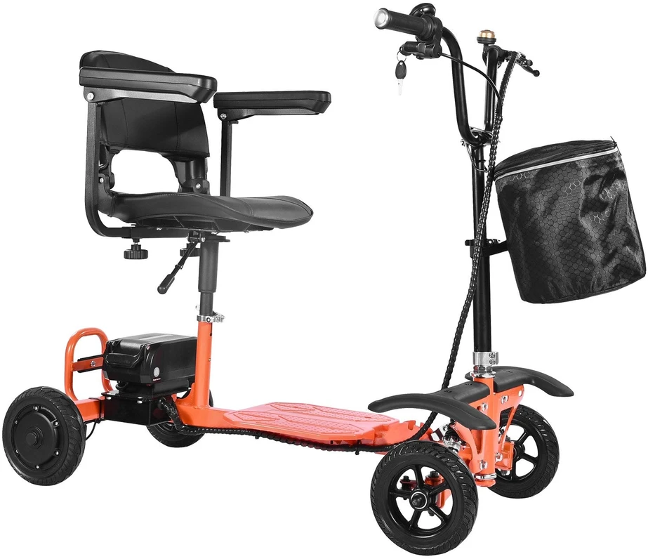 VEVOR Keturratis sulankstomas elektrinis motoroleris