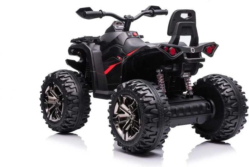 Keturratis elektrinis vaikams QLS-3288 – smagiems nuotykiams lauke ir kieme.